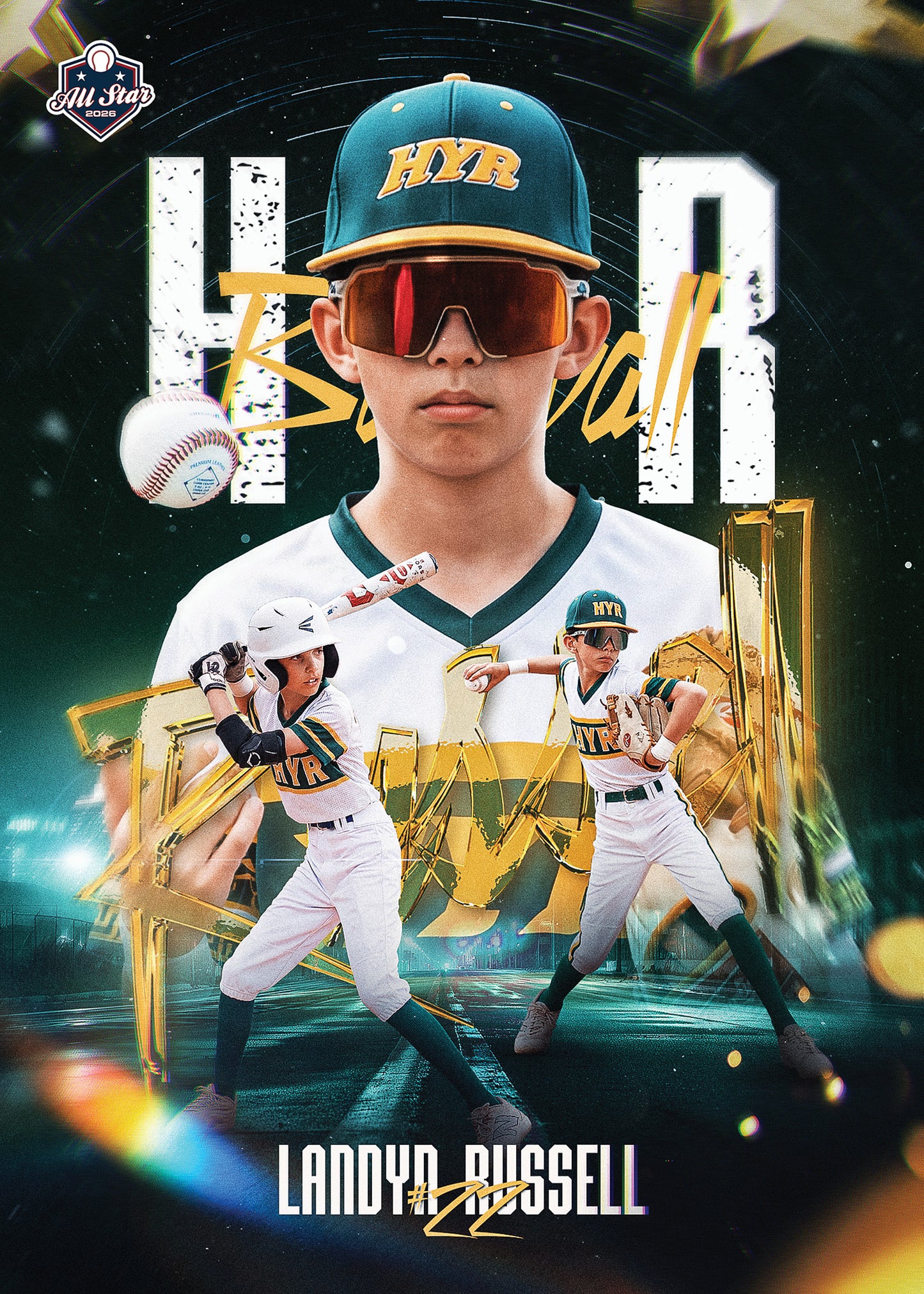 2026 All-Star Graphic - KR Photography ⚾🥎🔥