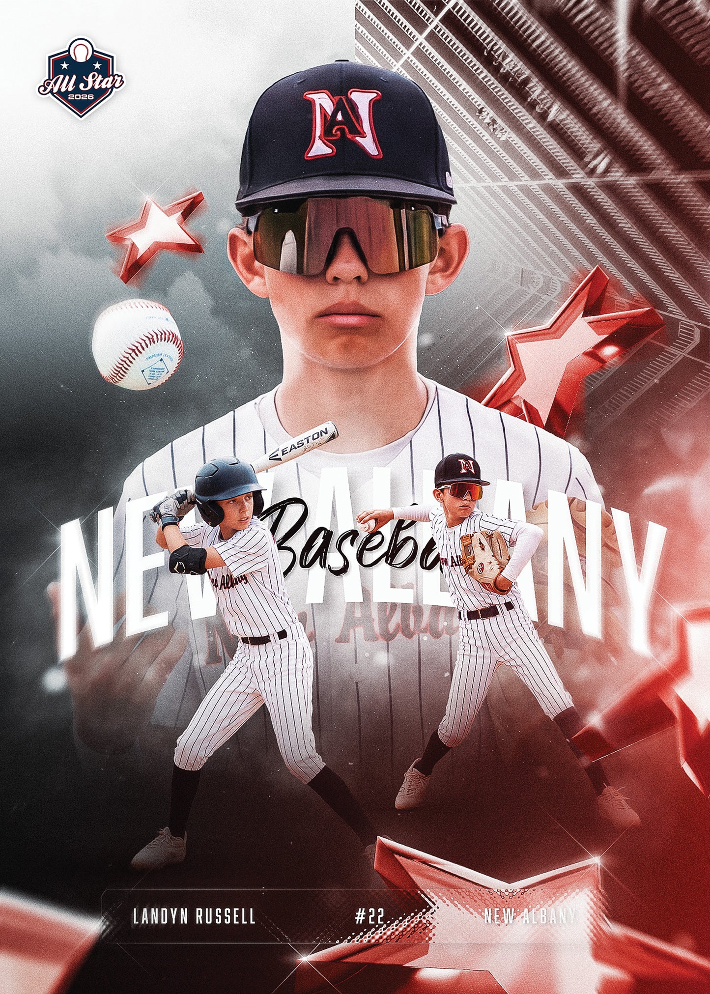2026 All-Star Graphic - KR Photography ⚾🥎🔥