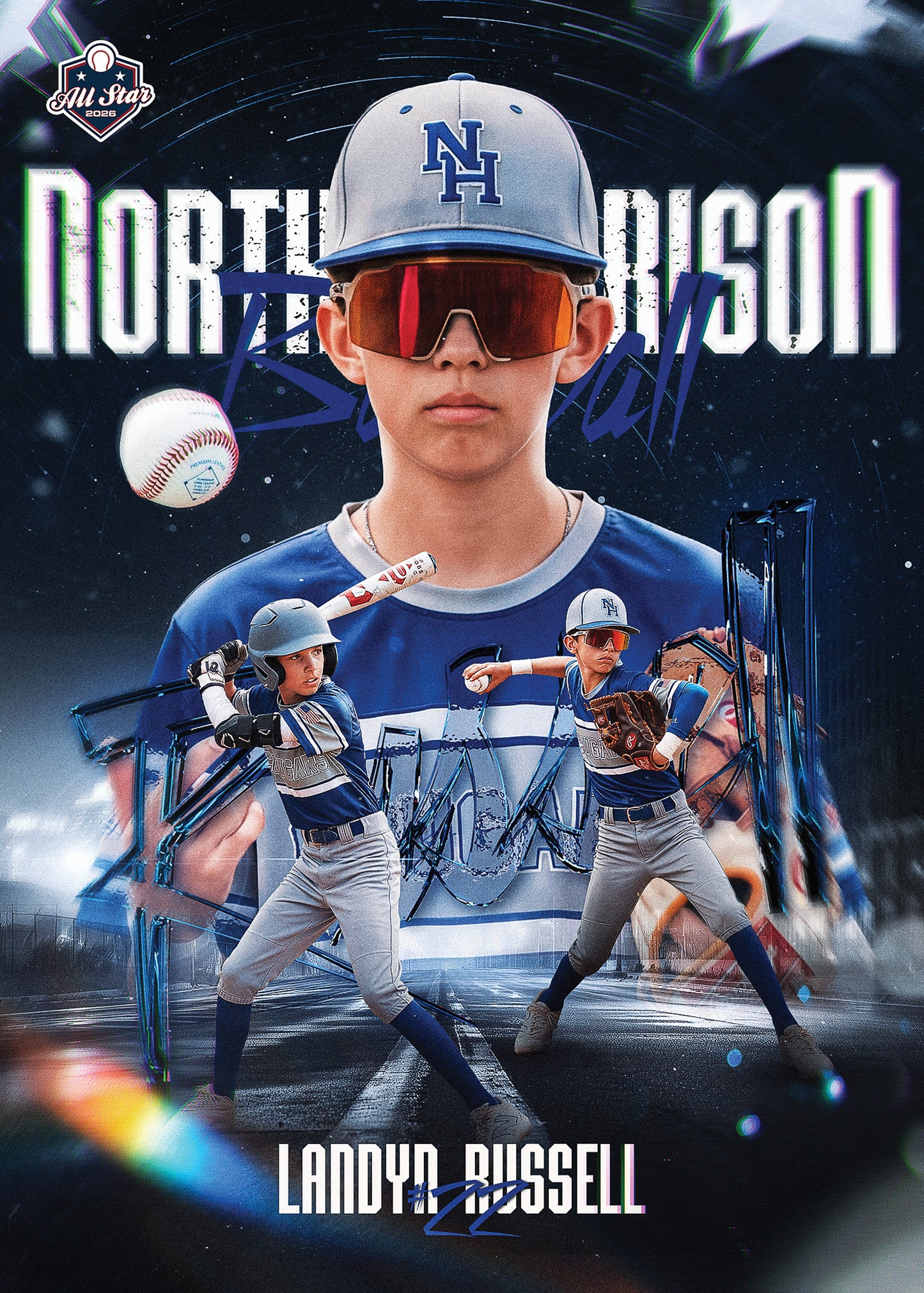 2026 All-Star Graphic - KR Photography ⚾🥎🔥